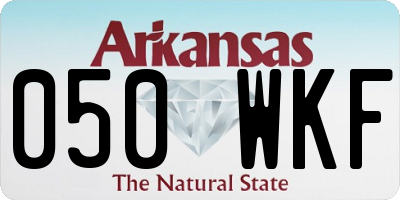 AR license plate 050WKF