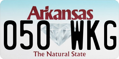 AR license plate 050WKG