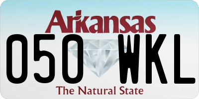 AR license plate 050WKL