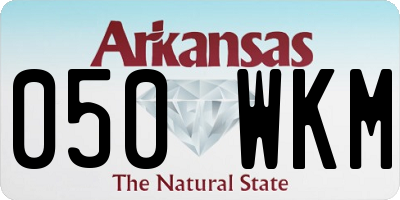 AR license plate 050WKM
