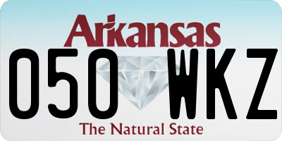 AR license plate 050WKZ