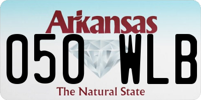 AR license plate 050WLB