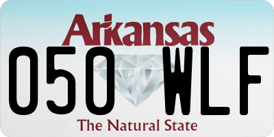 AR license plate 050WLF