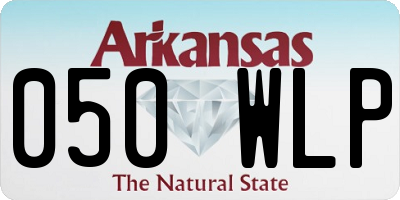 AR license plate 050WLP