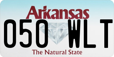AR license plate 050WLT