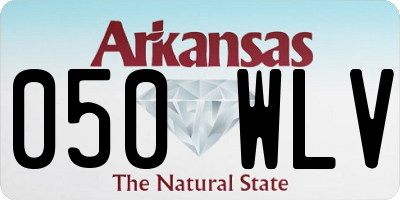 AR license plate 050WLV