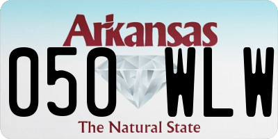 AR license plate 050WLW