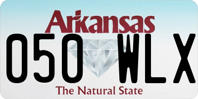 AR license plate 050WLX