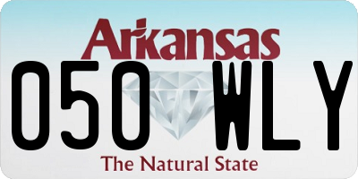 AR license plate 050WLY