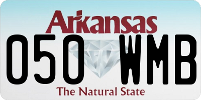 AR license plate 050WMB