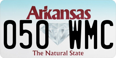 AR license plate 050WMC