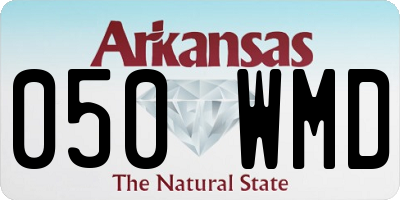 AR license plate 050WMD