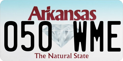 AR license plate 050WME