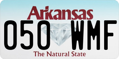 AR license plate 050WMF