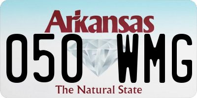 AR license plate 050WMG