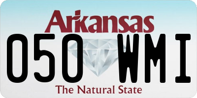 AR license plate 050WMI