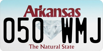 AR license plate 050WMJ