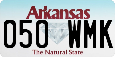 AR license plate 050WMK