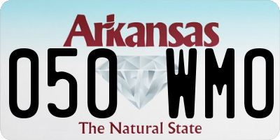 AR license plate 050WMO