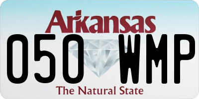 AR license plate 050WMP