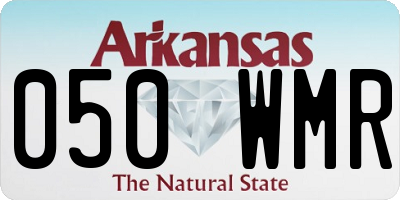 AR license plate 050WMR