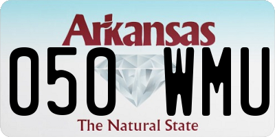AR license plate 050WMU