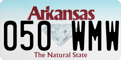 AR license plate 050WMW
