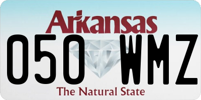 AR license plate 050WMZ