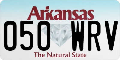 AR license plate 050WRV