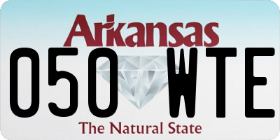 AR license plate 050WTE