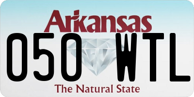 AR license plate 050WTL