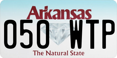 AR license plate 050WTP