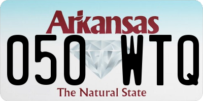 AR license plate 050WTQ