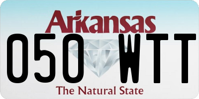 AR license plate 050WTT