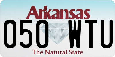 AR license plate 050WTU