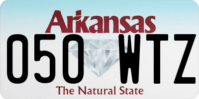 AR license plate 050WTZ