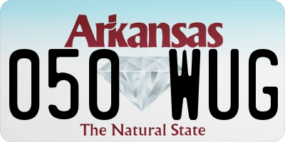 AR license plate 050WUG