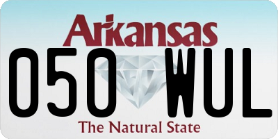 AR license plate 050WUL