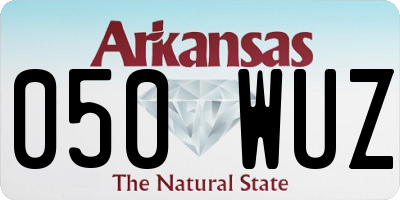 AR license plate 050WUZ