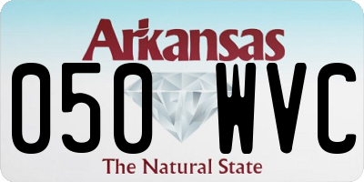 AR license plate 050WVC