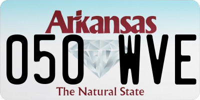 AR license plate 050WVE
