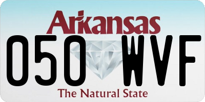 AR license plate 050WVF