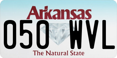 AR license plate 050WVL
