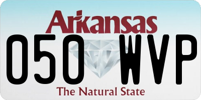 AR license plate 050WVP