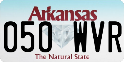 AR license plate 050WVR