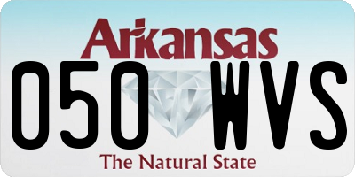 AR license plate 050WVS