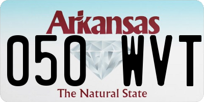 AR license plate 050WVT