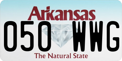 AR license plate 050WWG