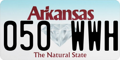 AR license plate 050WWH