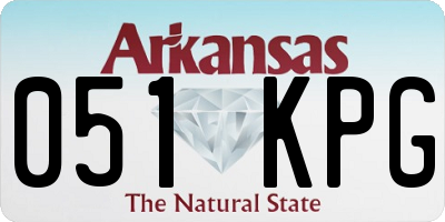 AR license plate 051KPG